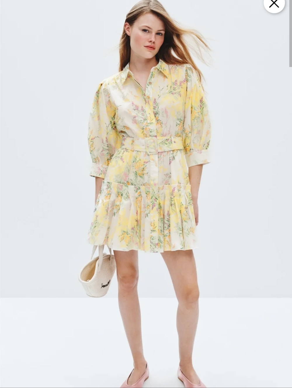 Peter Som Belted Shirt Dress Size 8 MSRP $425